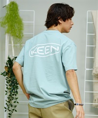 【マトメガイ対象】KEEN キーン メンズ Tシャツ 半袖 バックプリント ロゴ 1029313(SBWH-S)