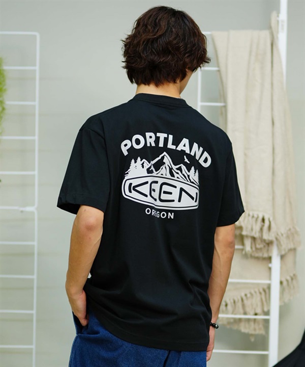 【ムラサキスポーツ限定】KEEN キーン メンズ Tシャツ 半袖 バックプリント ロゴ 1029891 1029892 1029893 1029894