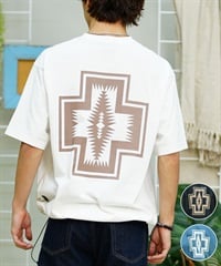 PENDLETON ペンドルトン メンズ Tシャツ 半袖 バックプリント ネイティブ柄 ハーディング柄 DESI 4275-6207(39CH-M)