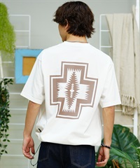 PENDLETON ペンドルトン メンズ Tシャツ 半袖 バックプリント ネイティブ柄 ハーディング柄 DESI 4275-6207