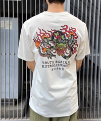 VOLCOM ボルコム メンズ 半袖 Tシャツバックプリント ドラゴン 龍 モチーフ AF312401(OFW-M)