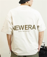 NEW ERA ニューエラ メンズ 半袖 Tシャツ バックプリント ブランドロゴ ストーン 14121851(STO-M)