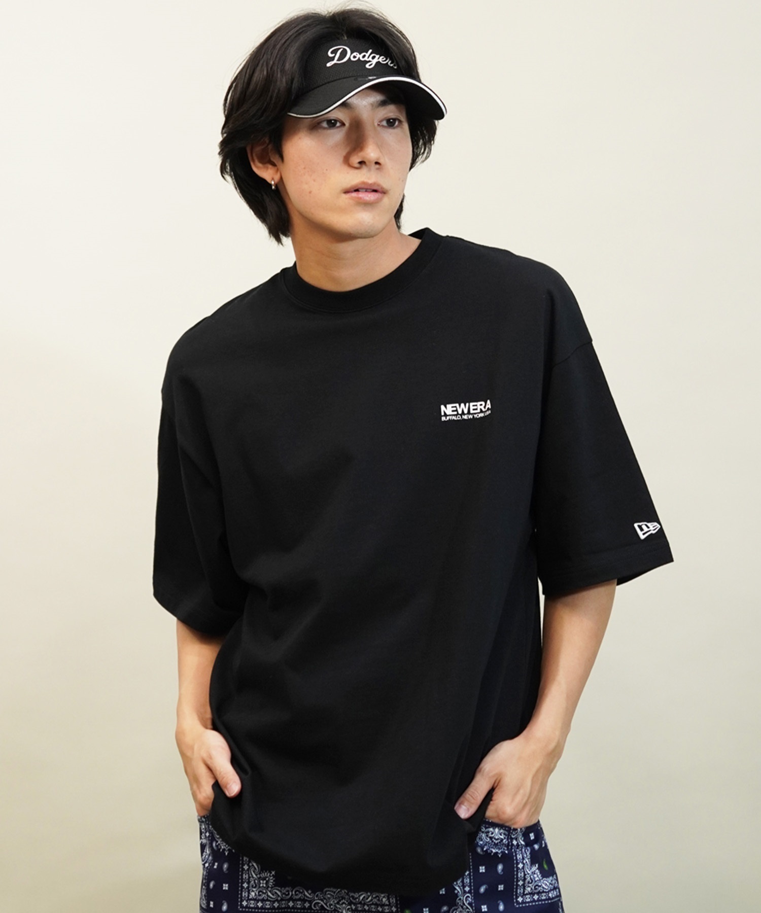 NEW ERA ニューエラ メンズ 半袖 Tシャツ バックプリント