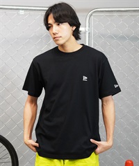 NEW ERA ニューエラ メンズ 半袖 Tシャツ バックプリント フラッグロゴ ワードマーク ブラック 14121829(BLK-M)