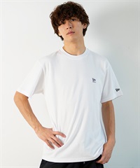 NEW ERA ニューエラ メンズ 半袖 Tシャツ バックプリント フラッグロゴ ワードマーク ホワイト 14121828(WHI-M)