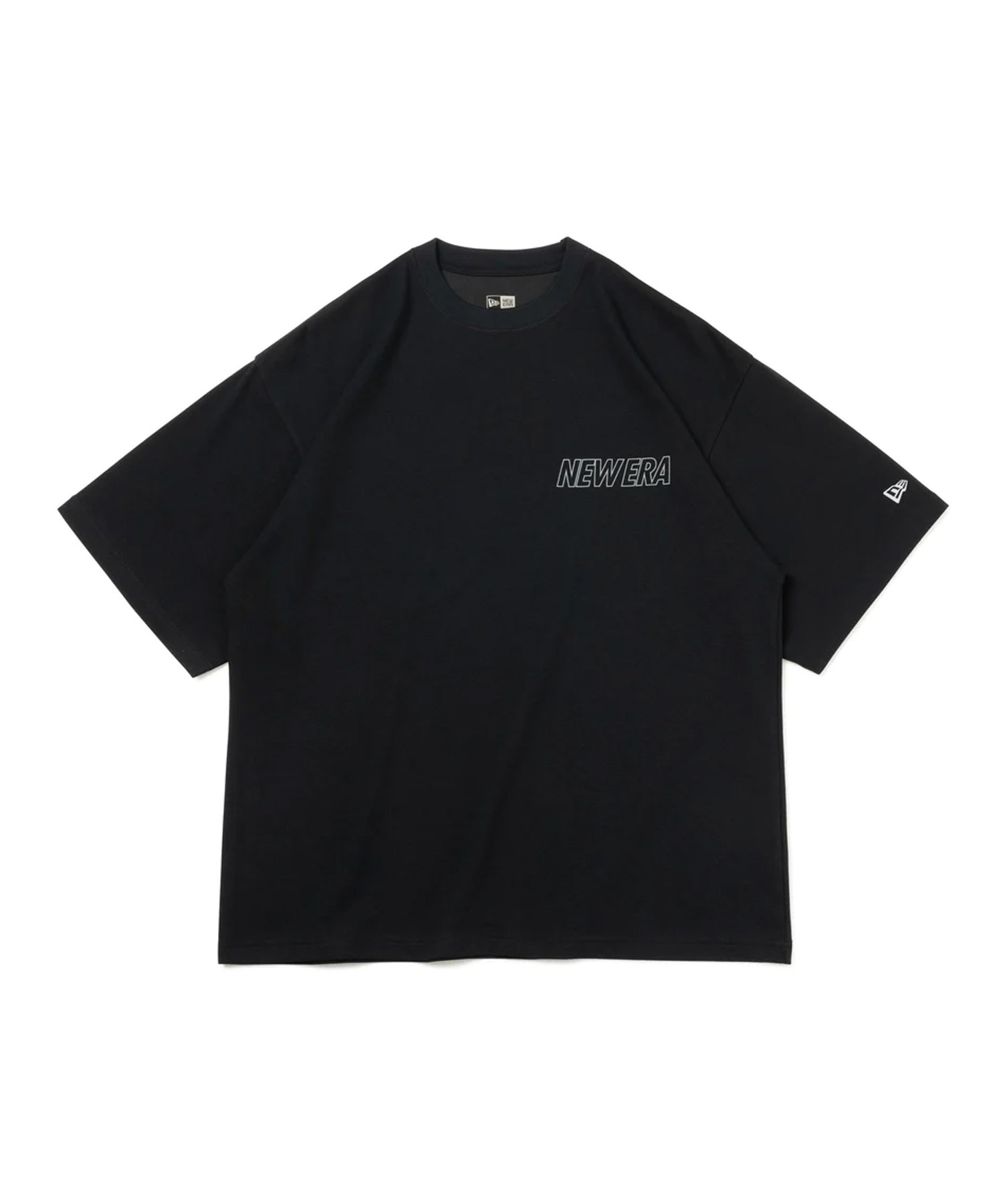 NEW ERA ニューエラ メンズ Tシャツ 半袖 オーバーサイズ バックプリント 吸汗速乾 シンプル 14121973