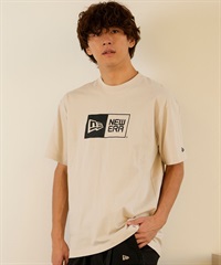 NEW ERA ニューエラ SS CT TEE BOX LOGO メンズ Tシャツ 半袖 ボックスロゴ 定番ロゴ 14121908