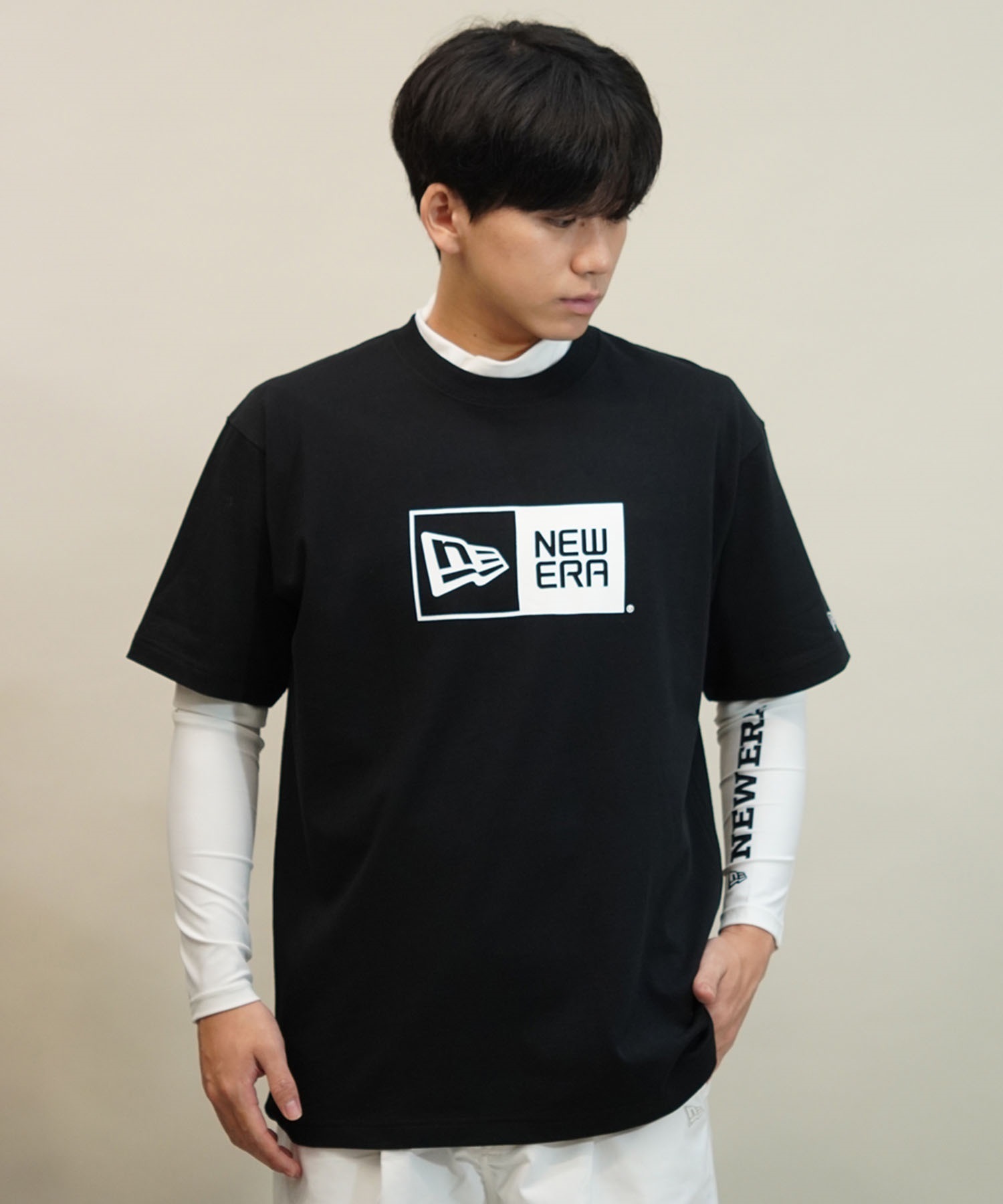 NEW ERA ニューエラ SS CT TEE BOX LOGO メンズ Tシャツ 半袖
