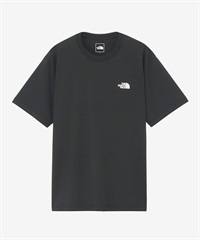 THE NORTH FACE ザ・ノース・フェイス メンズ Tシャツ 半袖 スクエアロゴ バックプリント 速乾 NT32447 K