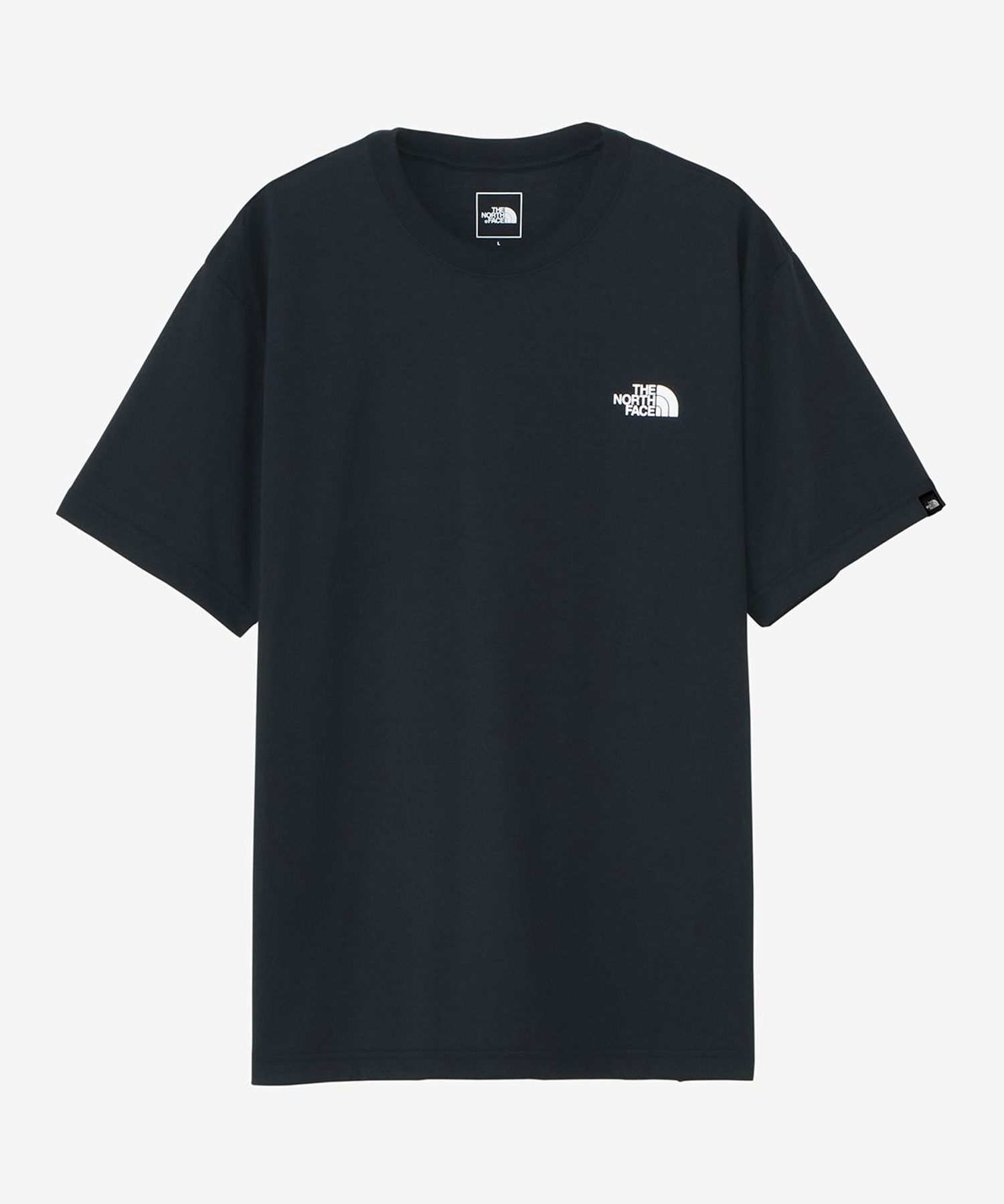 THE NORTH FACE ザ・ノース・フェイス メンズ Tシャツ 半袖 スクエアロゴ バックプリント 速乾 カモフラ柄 迷彩柄 NT32437 K(K-S)