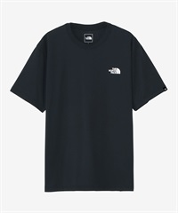 THE NORTH FACE ザ・ノース・フェイス メンズ Tシャツ 半袖 スクエアロゴ バックプリント 速乾 カモフラ柄 迷彩柄 NT32437 K