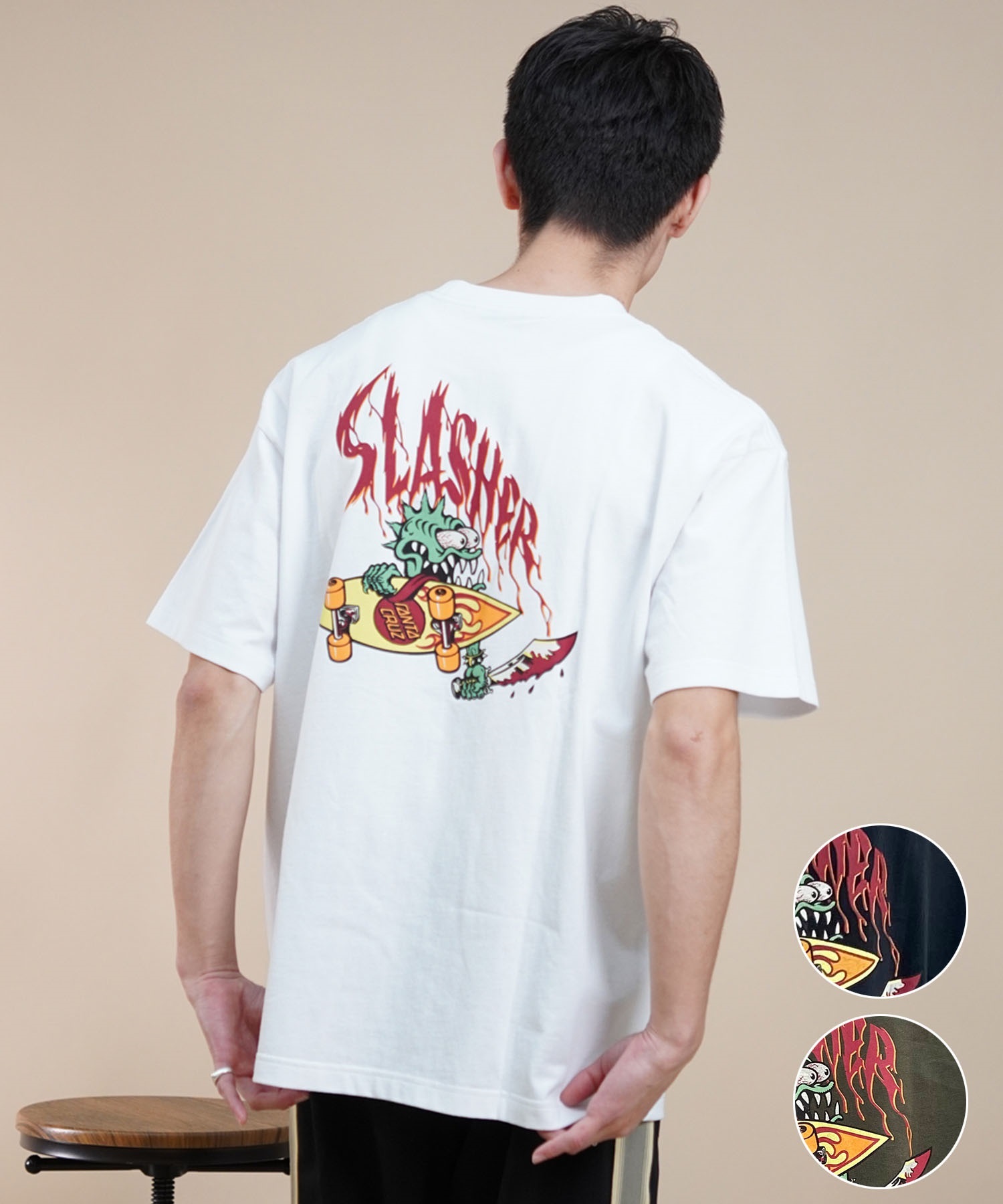 SANTA CRUZ サンタクルーズ Tシャツ ムラサキスポーツ限定】SANTACRUZ サンタクルーズ メンズ 半袖Tシャツ
