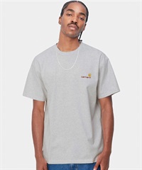 【マトメガイ対象】Carhartt WIP カーハート ダブリュー アイピー S S AMERICAN SCRIPTT-SHIRT メンズ 半袖 Ｔシャツ I029956 GREY(GREY-S)