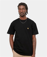 Carhartt カーハート S S CHASE T-SHIRT ルーズシルエット メンズ 半袖 Tシャツ I026391 BK GD(BK/GD-M)