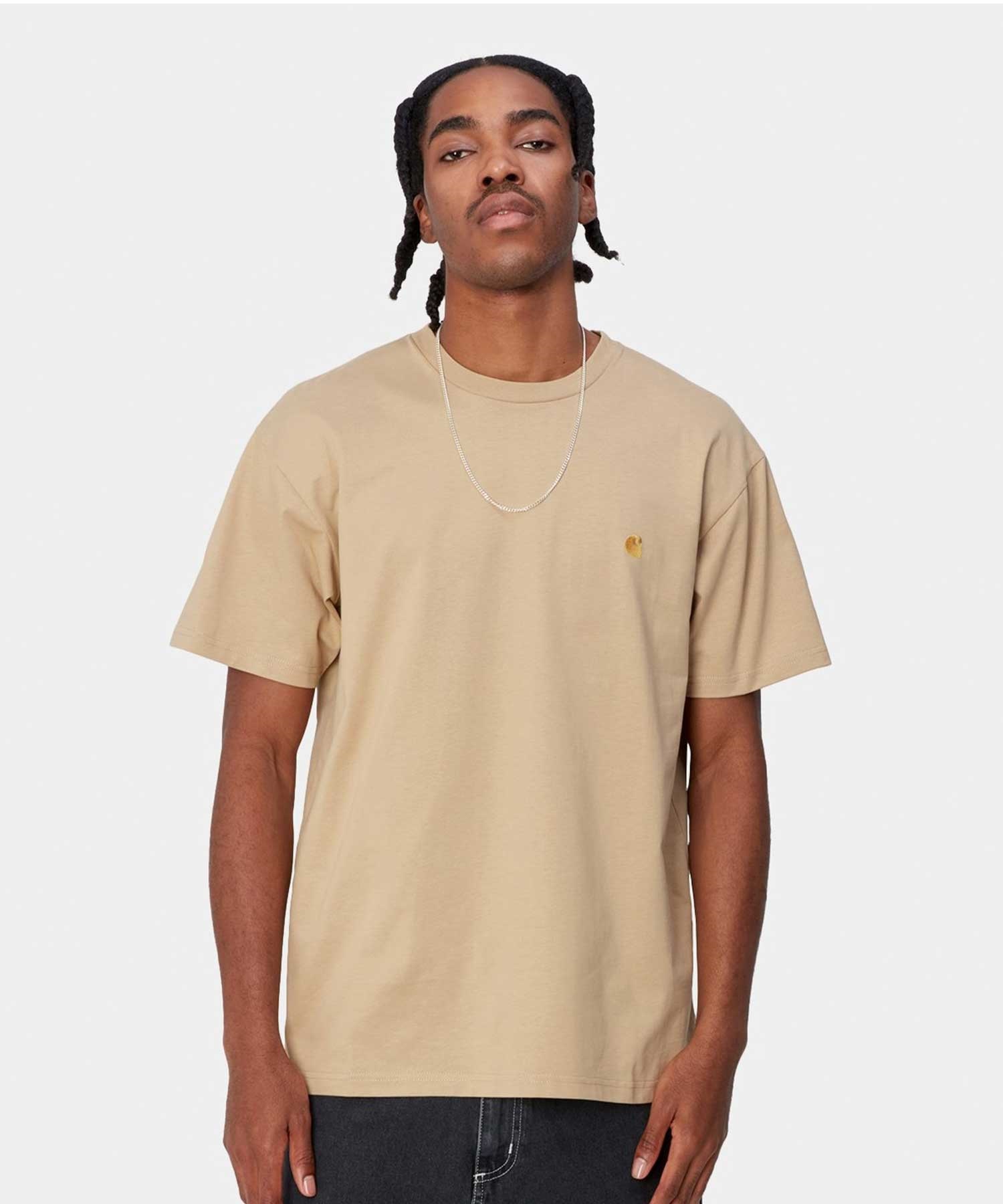 Carhartt カーハート S S CHASE T-SHIRT ルーズシルエット メンズ 半袖 Tシャツ I026391 SAGD(SA/GD-M)