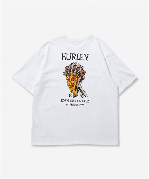 【マトメガイ対象】Hurley ハーレー PIZZA HEAVY WEIGHT SHORT SLEEVE TEE ピザ メンズ 半袖 Tシャツ 24MRSMSS02