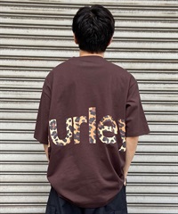 【マトメガイ対象】Hurley ハーレー メンズ 半袖 Tシャツ オーバーサイズ レオパード柄 ビッグロゴ バックプリント MSS2411023