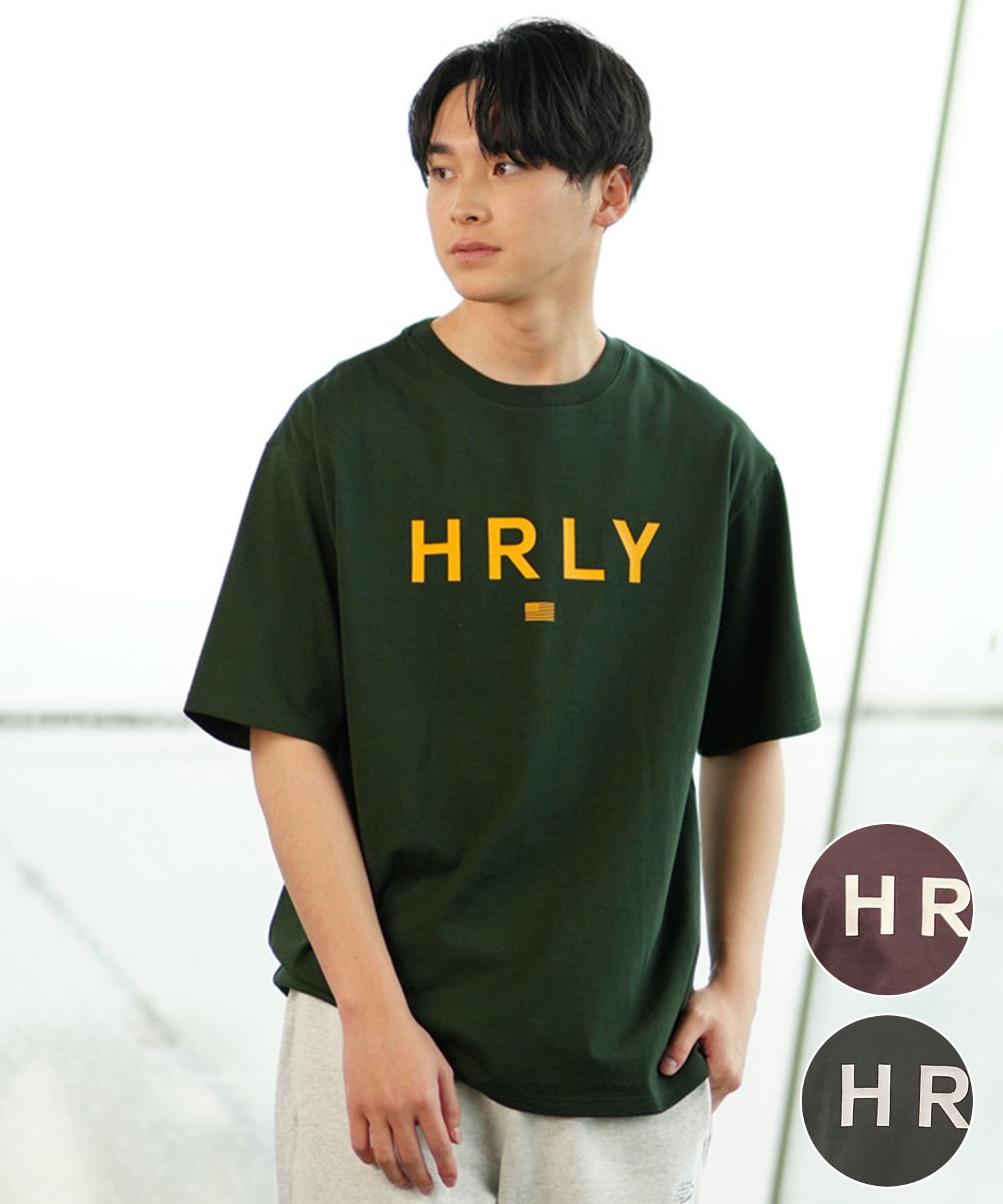 Hurley ハーレー OVERSIZED HURLEY SHORT SLEEVE TEE メンズ 半袖 Tシャツ MSS2411020(DFR-S)