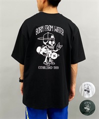 Hurley ハーレー スカルヘッド バックプリント ヘビーウェイト メンズ ショートスリーブ ティー 24MRSMSS05(WHT-S)