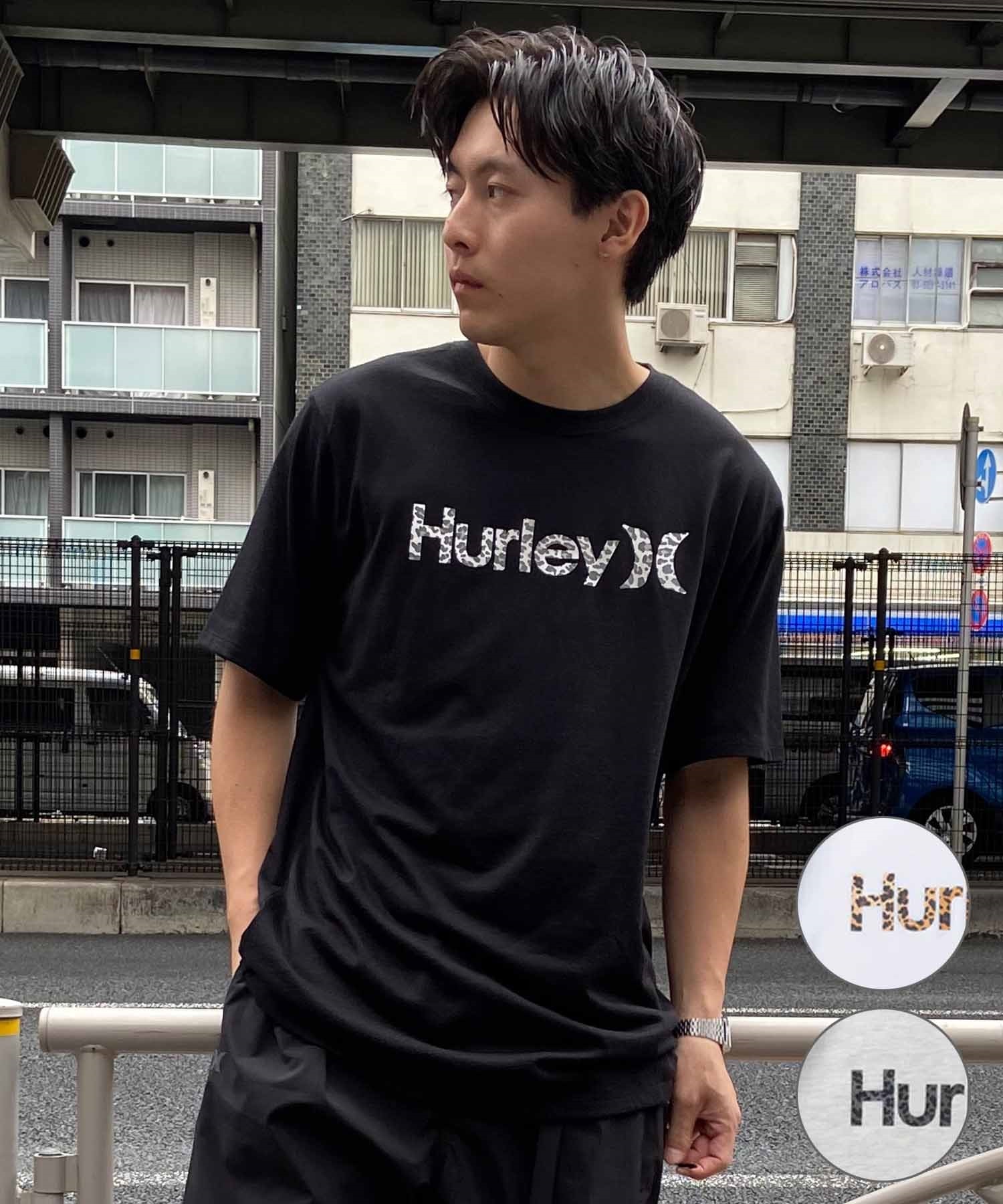 Hurley ハーレー メンズ 半袖 Tシャツ レオパード柄 ロゴ MSS2411033(AGHT-M)