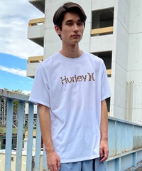 【マトメガイ対象】Hurley ハーレー メンズ 半袖 Tシャツ レオパード柄 ロゴ MSS2411033