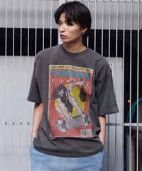 【マトメガイ対象】THRASHER スラッシャー メンズ レディース Tシャツ COMICS COVERプリント ムラサキスポーツ別注 THMS-24SPCOMICT