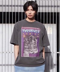 THRASHER スラッシャー メンズ レディース Tシャツ COMICS COVERプリント ムラサキスポーツ別注 THMS-24SPCOMICT