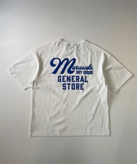 DEAR LAUREL ディアローレル メンズ 半袖 Tシャツ "Murasaki Dry Goods General Store" バックプリント 吸水速乾 D24S2101