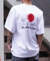 【マトメガイ対象】【ムラサキスポーツ限定】 QUIKSILVER クイックシルバー メンズ 半袖 Tシャツ オーバーサイズ バックプリント JAPAN QST245624M