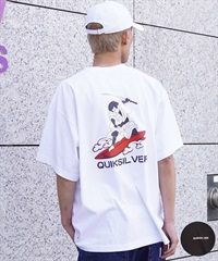 【クーポン対象】【ムラサキスポーツ限定】 QUIKSILVER クイックシルバー 半袖Tee オーバーサイズ バックプリント JAPAN QST245625M(WHT-M)