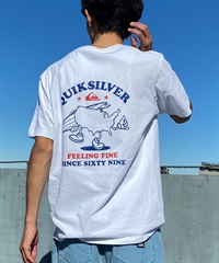 【クーポン対象】QUIKSILVER クイックシルバー メンズ Ｔシャツ 半袖 バックプリント クルーネック レギュラーフィット QST242002