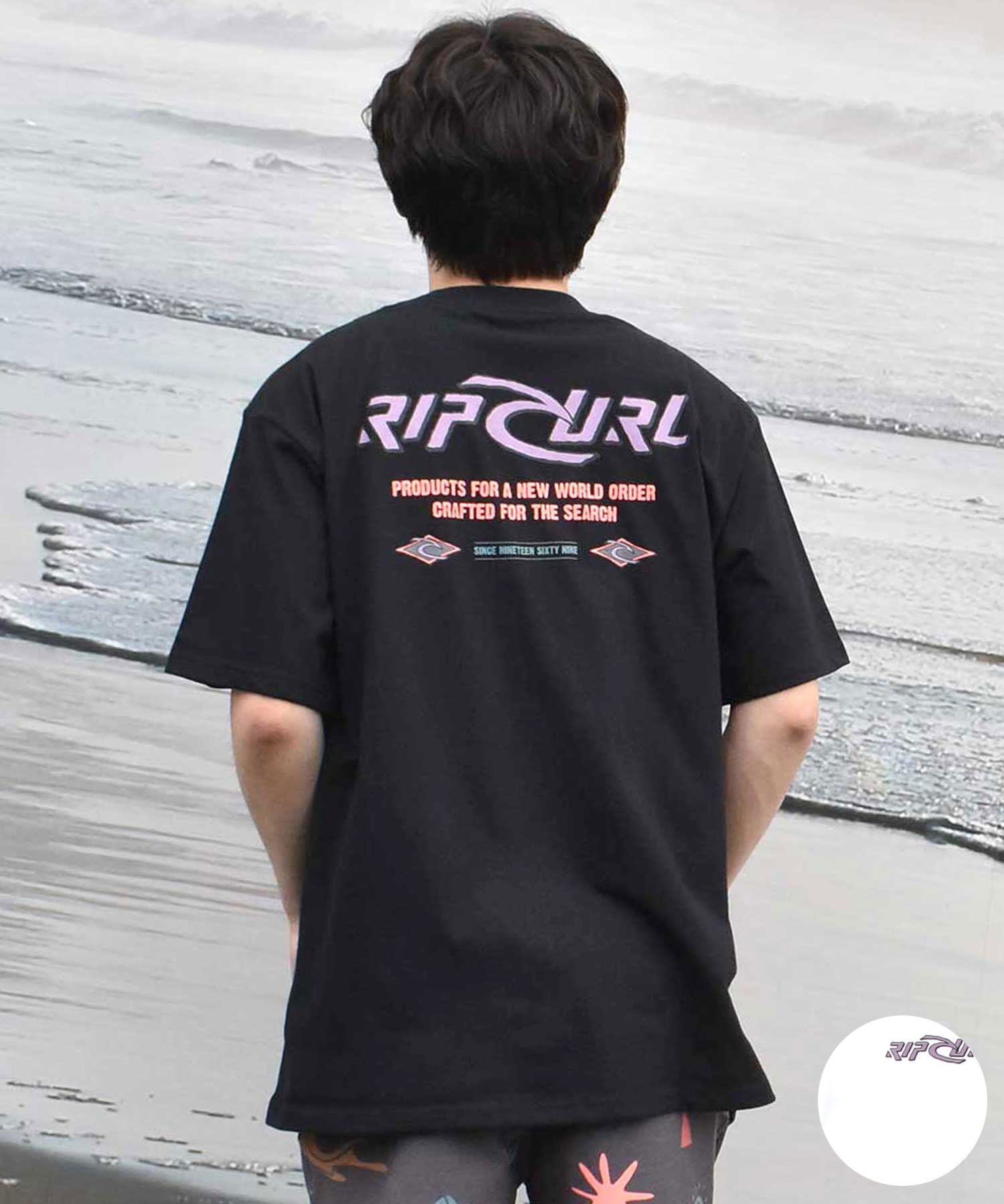 RIP CURL リップカール メンズ 半袖 Tシャツ バックプリント O01-200