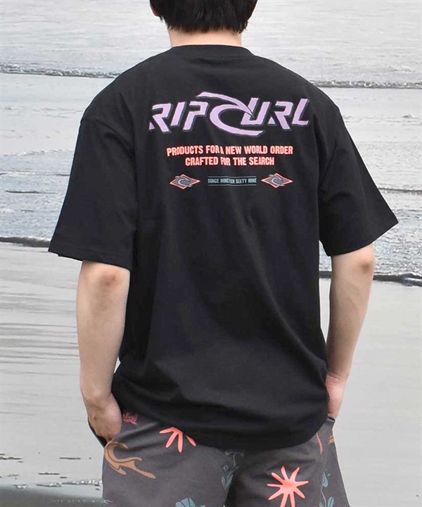 RIP CURL リップカール メンズ 半袖 Tシャツ バックプリント O01-200 ムラサキスポーツ限定