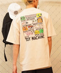 【ムラサキスポーツ限定】 TOY MACHINE トイマシーン メンズ 半袖 Tシャツ バックプリント MTMSEST2(SAND-M)