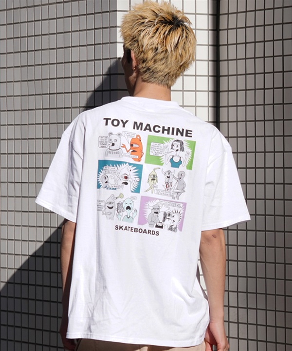 【ムラサキスポーツ限定】 TOY MACHINE トイマシーン メンズ 半袖 Tシャツ バックプリント MTMSEST4