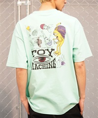 TOY MACHINE トイマシーン バックプリントTシャツ クルーネック半袖T メンズ MTMSEST5 ムラサキスポーツ限定