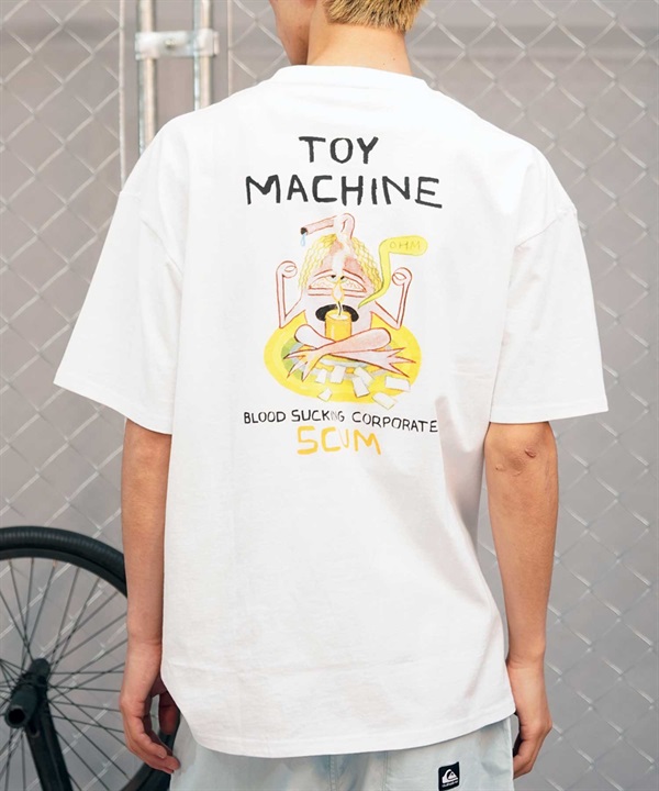 【ムラサキスポーツ限定】 TOY MACHINE トイマシーン 半袖Tシャツ バックプリント MTMSEST9