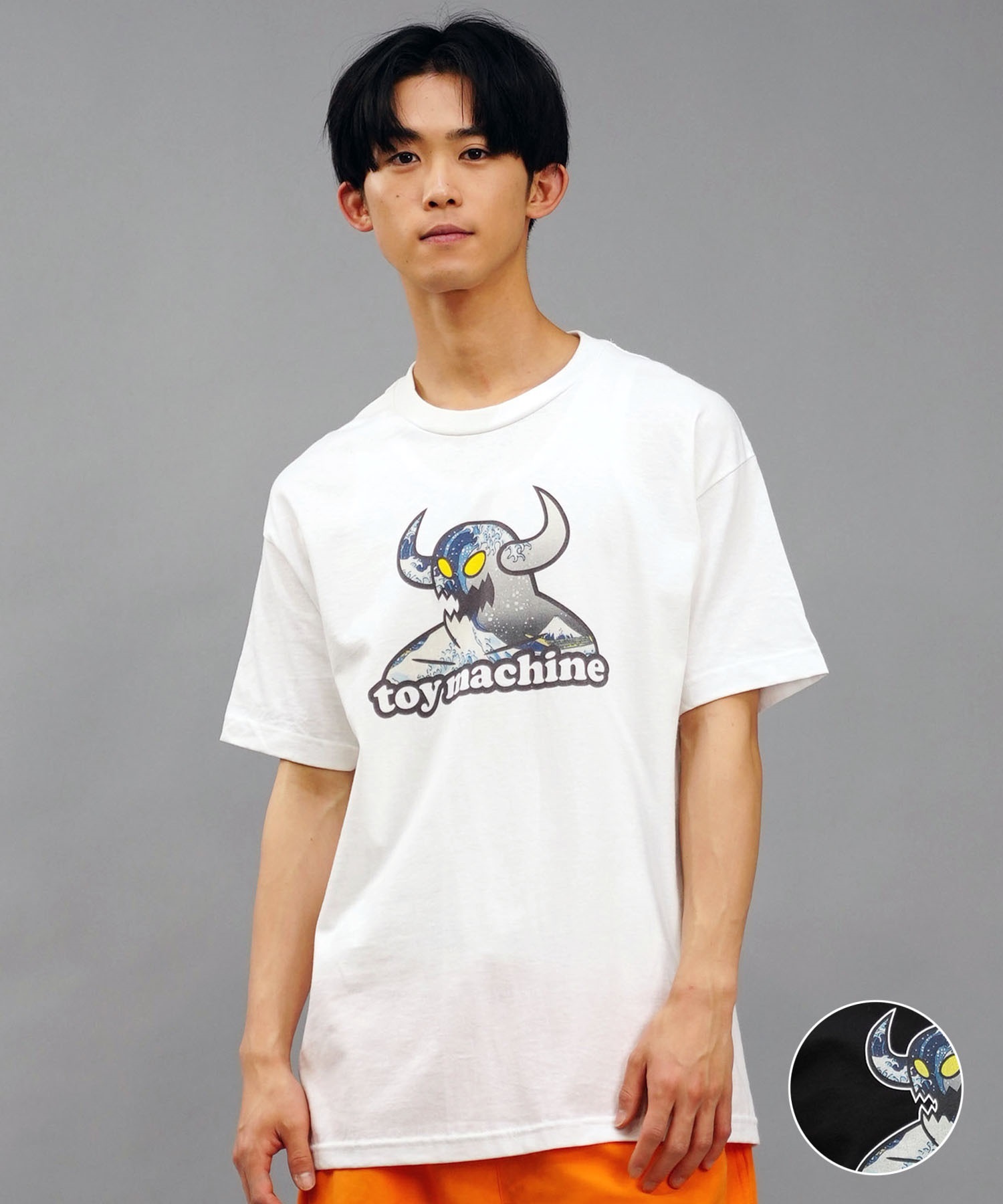 【ムラサキスポーツ限定】 TOY MACHINE トイマシーン メンズ 半袖 Tシャツ フロントプリント ムラサキスポーツ限定 MTMSEST20(WHITE-M)