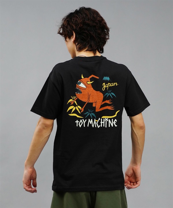 【マトメガイ対象】TOY MACHINE トイマシーン メンズ 半袖 Tシャツ バックプリント ムラサキスポーツ限定 MTMSEST23