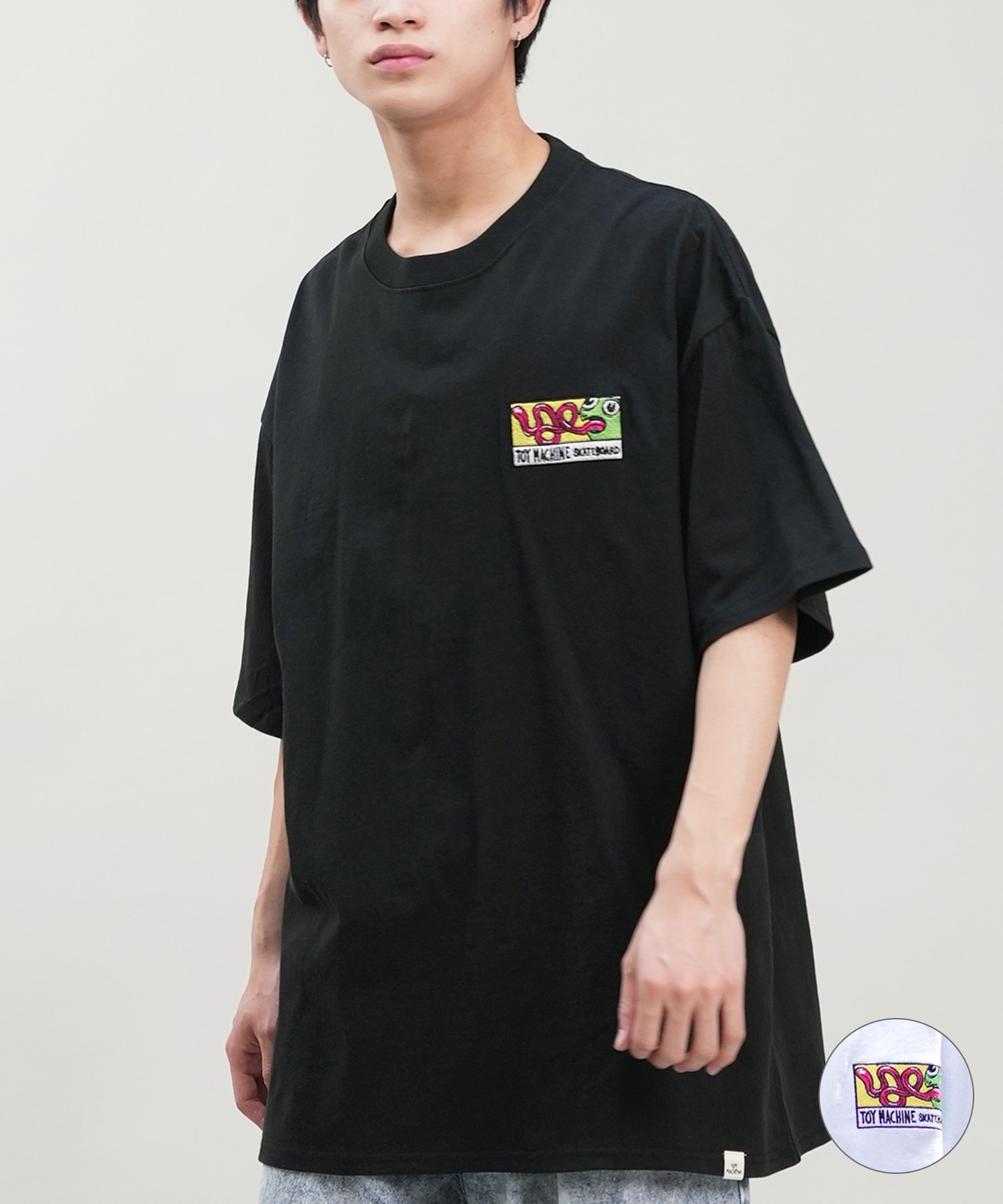 TOY MACHINE トイマシーン メンズ Tシャツ 半袖 ビッグシルエット
