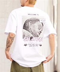BILLABONG ビラボン メンズ 半袖 Tシャツ オーバーサイズ バックプリント SHONAN BE01A-227 ムラサキスポーツ限定(WHS-M)