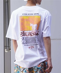 BILLABONG ビラボン メンズ 半袖 Tシャツ オーバーサイズ バックプリント KYOTO BE01A-228 ムラサキスポーツ限定(WHK-M)