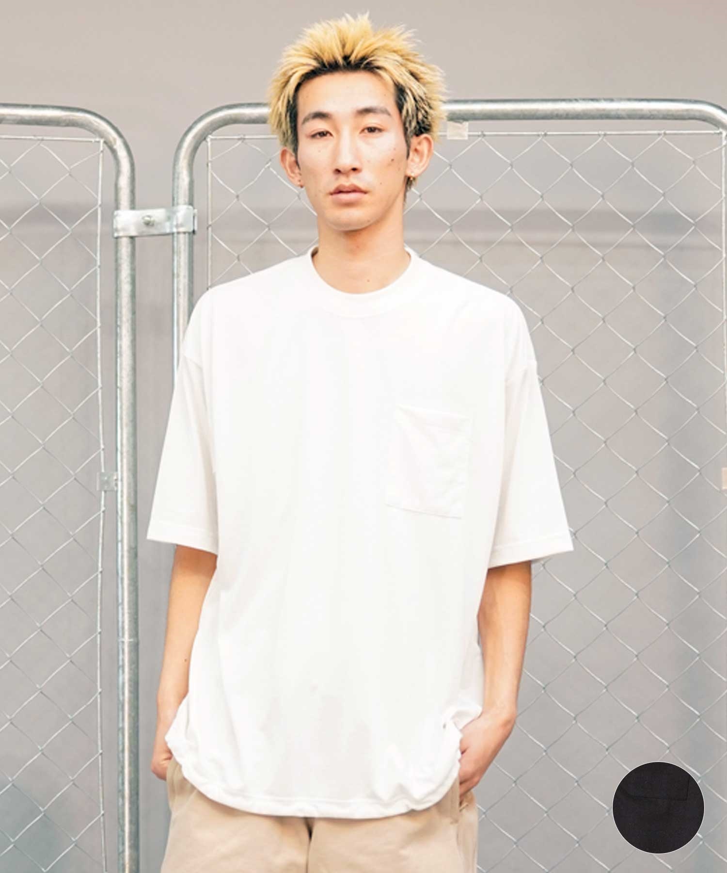 Dickies ディッキーズ メンズ 半袖 Tシャツ ドロスト 裾ドローコード LTD 80547900 ムラサキスポーツ限定(01WH-M)