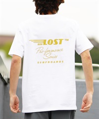 【ムラサキスポーツ限定】 LOST ロスト メンズ Tシャツ 半袖 バックプリント PROFORMANCE L24SS-A(WHT-M)