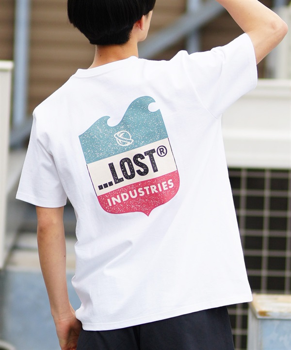 【ムラサキスポーツ限定】 LOST ロスト メンズ Tシャツ 半袖 バックプリント EMBLEM L24SS-C