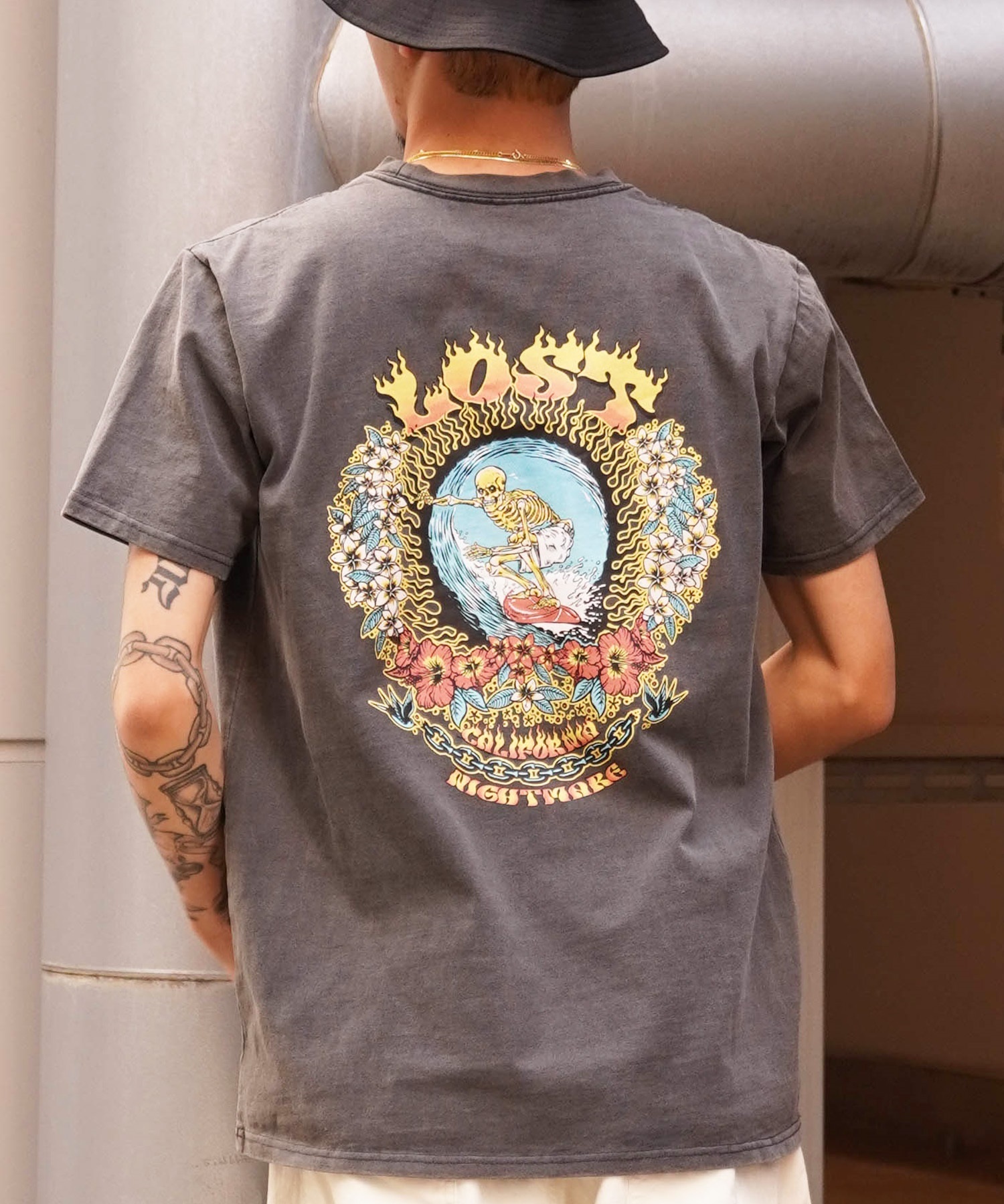 ムラサキスポーツ限定】 LOST ロスト メンズ Tシャツ 半袖