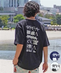 【クーポン対象】RVCA ルーカ メンズ 半袖 Tシャツ コットンTee バックプリント オーバーサイズ BE04A-231