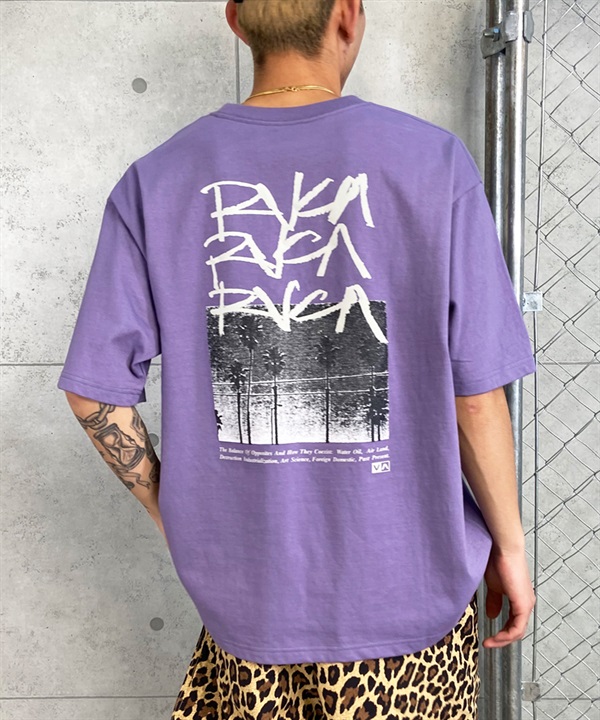 RVCA ルーカ メンズ 半袖Tee オーバーサイズ バックプリント ユニセックス BE04A-233