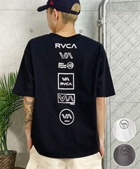 【クーポン対象】RVCA ルーカ メンズ 半袖Tee オーバーサイズ バックプリント ユニセックス BE04A-236(SMK-S)
