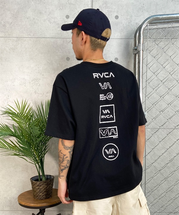 RVCA ルーカ メンズ 半袖Tee オーバーサイズ バックプリント ユニセックス BE04A-236